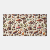 Flüsterholz: Nahtloses Pilz-Muster Collec Schreibtischunterlage (Vorderseite)
