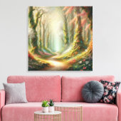 Flüsterholz: Verzauberung enthüllt Leinwanddruck (Insitu (Wohnzimmer))