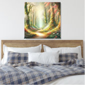 Flüsterholz: Verzauberung enthüllt Leinwanddruck (Insitu (Schlafzimmer))