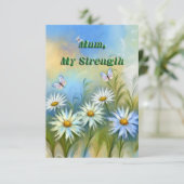 Flüsterkarte Dankeskarte (Stehend Vorderseite)