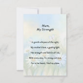 Flüsterkarte Dankeskarte (Rückseite)