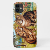 Flüsterkatze, Louis Wain Case-Mate iPhone Hülle (Rückseite)