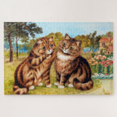 Flüsterkatze, Louis Wain Puzzle (Horizontal)