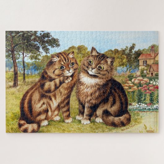 Flüsterkatze, Louis Wain Puzzle (Horizontal)