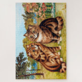 Flüsterkatze, Louis Wain Puzzle (Vertikal)