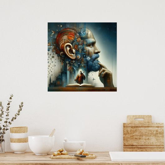 Flüsterkosmos Poster (Küche)