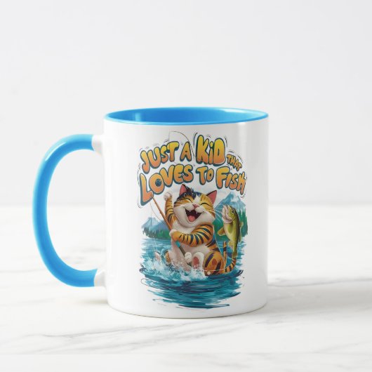 Flüsterkundung: Eine feline Fishermans Delight Tasse (Links)