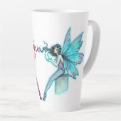 Flüstermond Twins Rosa und Türkis Fairies Milchtasse (Rechte Ecke)