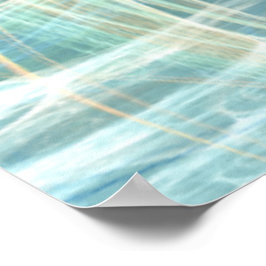 Flüstern-3D-Abstraktes Fraktal Poster (Ecke)