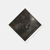 Flüstern am Tor Serviette (Ecke)