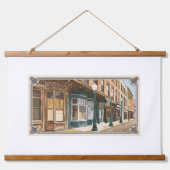 Flüstern aus altstädtischem Holz mit Wandteppichen Wandteppich Mit Holzrahmen (Vorne)