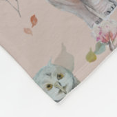 Flüstern aus Forrest Baby Fleece Blanket (Ecke)