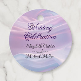 Flüstern aus Seide: Träume pastellfarbene Wellen R Geschenkanhänger