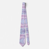 Flüstern aus Seide: Träume pastellfarbene Wellen R Krawatte (Vorderseite)