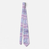 Flüstern aus Seide: Träume pastellfarbene Wellen R Krawatte (Rückseite)