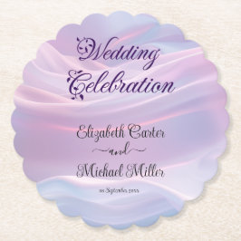 Flüstern aus Seide: Träume pastellfarbene Wellen R Untersetzer