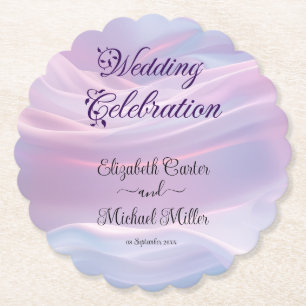 Flüstern aus Seide: Träume pastellfarbene Wellen R Untersetzer