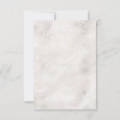 Flüstern & Blush-Hochzeit Sichern Sie die Datumska Save The Date (Rückseite)