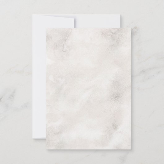 Flüstern & Blush-Hochzeit Sichern Sie die Datumska Save The Date (Rückseite)