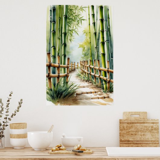 Flüstern der Bambusgrove Poster (Küche)