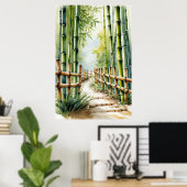 Flüstern der Bambusgrove Poster (Heimbüro)