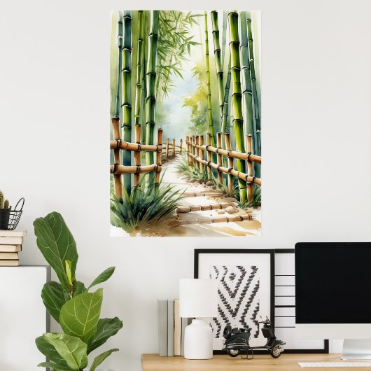 Flüstern der Bambusgrove Poster (Heimbüro)
