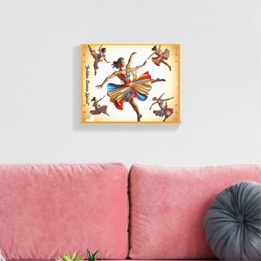 "Flüstern der Bewegung" Leinwanddruck (Insitu (Wohnzimmer))