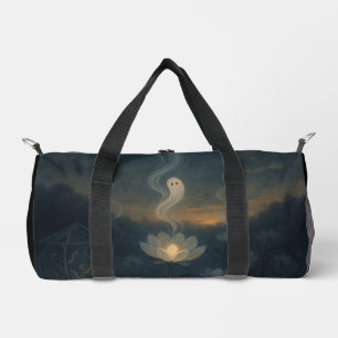 Flüstern der Blüte – Personalisierte gotische Blum Duffle Bag