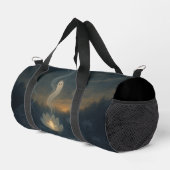 Flüstern der Blüte – Personalisierte gotische Blum Duffle Bag (Rechte Ecke)