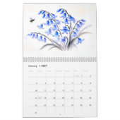 Flüstern der Blüten Chinesischer Tintenblumenkalen Kalender (Jan 2027)