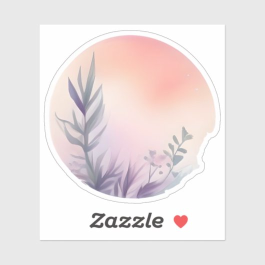 Flüstern der Dämmerung Aufkleber (Blatt)