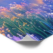 Flüstern der Dämmerung, ruhige Gewässer Poster (Ecke)