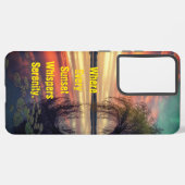 Flüstern der Einstellung des Sun Phone Case Samsung Galaxy Hülle (Linke Seite)