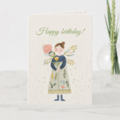 Flüstern der engelsgleichen Freude Karte (Vorderseite)