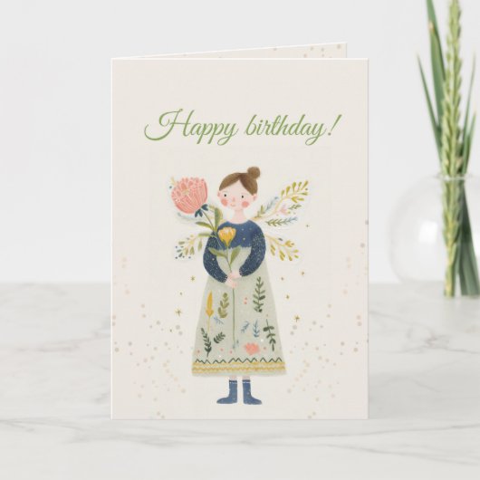 Flüstern der engelsgleichen Freude Karte (Vorderseite)