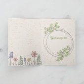 Flüstern der engelsgleichen Freude Karte (Innenseite)