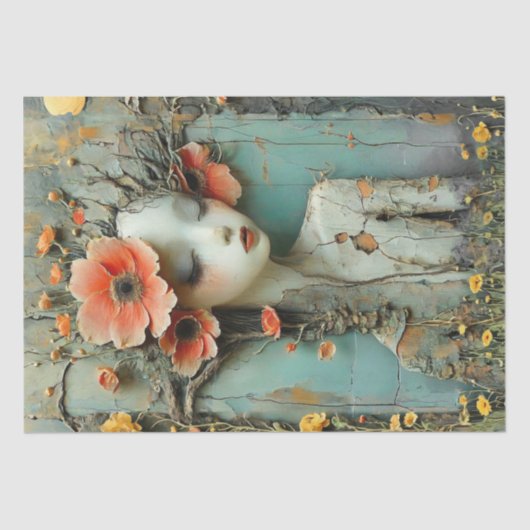 Flüstern der graceful Beauty #1 - Decoupage - Seidenpapier (Vorderseite)