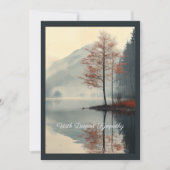 Flüstern der Herbstreflektion Einladung (Vorderseite)