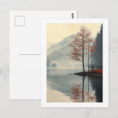 Flüstern der Herbstreflektion Postkarte (Vorne/Hinten)