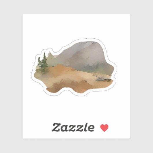 Flüstern der Hohen Wüste Aufkleber (Blatt)