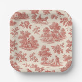 Flüstern der Landschaft - Papiertüte aus Rotem Sei Pappteller (Vorderseite)