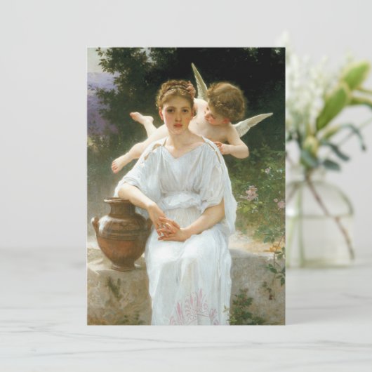 Flüstern der Liebe, Erste Reverie von Bouguereau (Stehend Vorderseite)