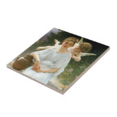 Flüstern der Liebe, Erste Reverie von Bouguereau Fliese (Seite)