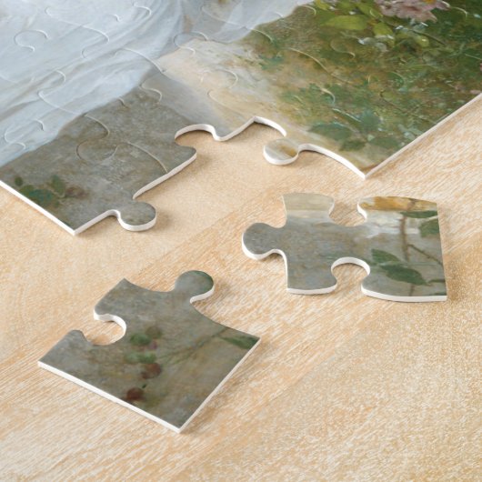 Flüstern der Liebe, Erste Reverie von Bouguereau Puzzle (Seite)