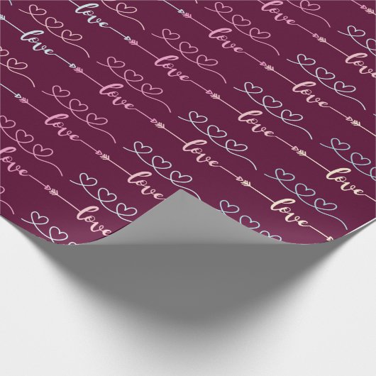 Flüstern der Liebe Geschenkpapier (Ecke)