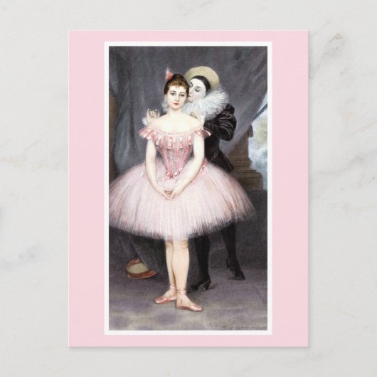 Flüstern der Liebe Pierre Carrier-Belleuse Postcar Postkarte (Vorderseite)