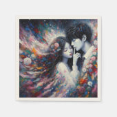 Flüstern der Liebe Valentine Paper Napkin - Romant Serviette (Vorderseite)