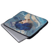 Flüstern der Meeresgöttin Laptopschutzhülle (Vorne Knopf)