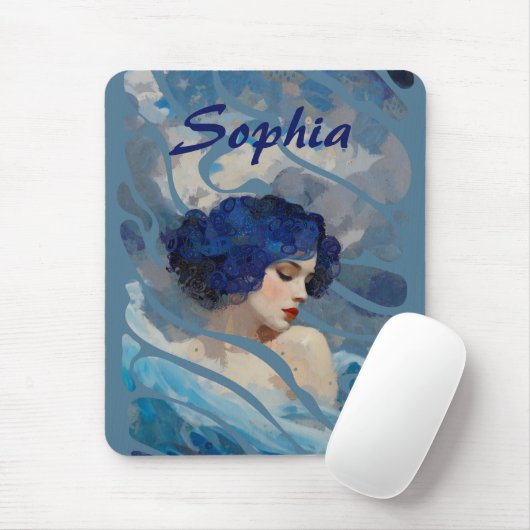 Flüstern der Meeresgöttin Mousepad (Mit Mouse)