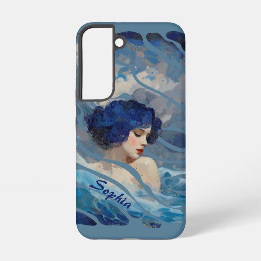 Flüstern der Meeresgöttin Samsung Galaxy Hülle (Rückseite)